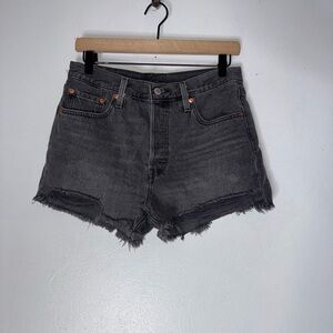 Levi’s 501 Facebook Distressed Cut Off‎ Jean Shorts Size 28